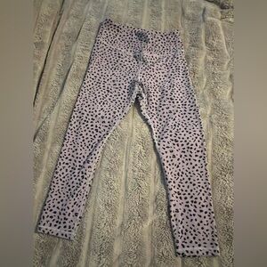 ZYIA Purple Leopard Leggings Size 8-10